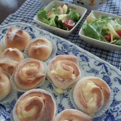 ん～！美味しい♪
おうちでパン焼くと、あつあつのホントの焼き立て食べられて幸せですね＾＾
惣菜パン初挑戦でしたが、とっても美味しく出来ました！
ご馳走様でした☆